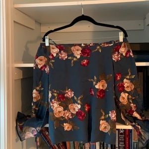 Off the shoulder floral top